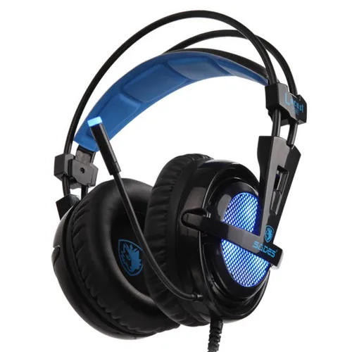 Sades Locust Plus 7.1 Surround czarno-niebieskie