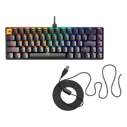 Klawiatura GLORIOUS GLO-KB GMMK2 65% RGB Hot Swap Fox Switch Czarny