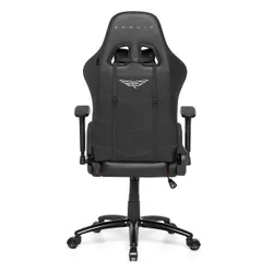 Fotel GAMVIS Phantom Large Czarny (czerwone elementy)