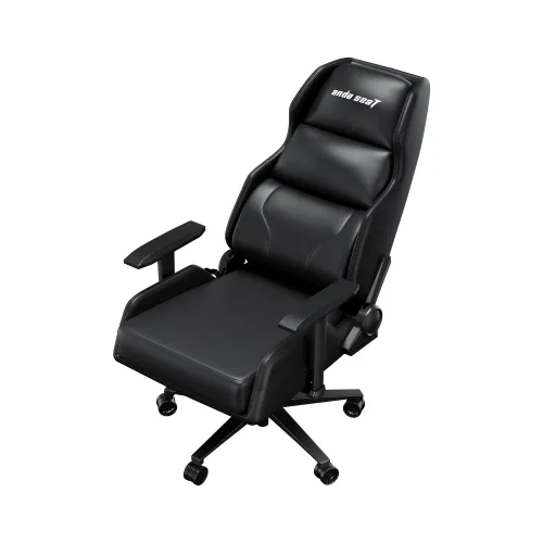 Fotel Anda Seat X1 Gaming Sofa Elegant Black Gamingowy do 120kg Skóra Eco Czarny