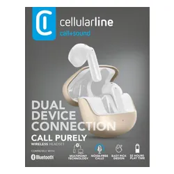 Słuchawki douszne CELLULARLINE Pure Złoty