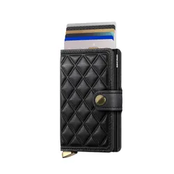 Кошелек Secrid Premium RFID Miniwallet Emboss Diamond - черный