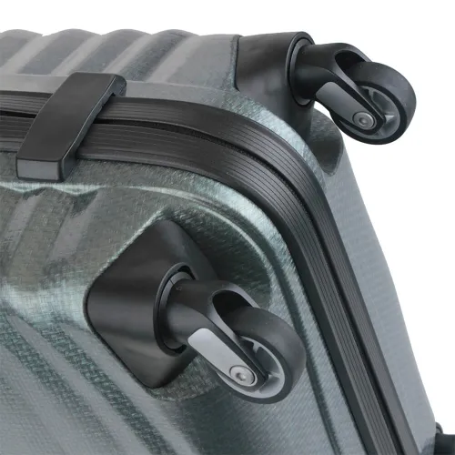 Средний чемодан Samsonite Lite-Shock - Metallic green