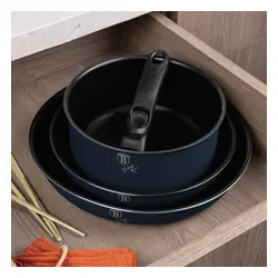 Zestaw patelni i garnków BERLINGER HAUS Deep Sea BH-8417 (13 elementów)