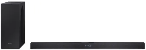 Soundbar SHARP HT-SBW320 Czarny 2.1-kanałowy, Bezprzewodowy Subwoofer, HDMI eARC, Dolby Atmos, Bluetooth, Korektor EQ