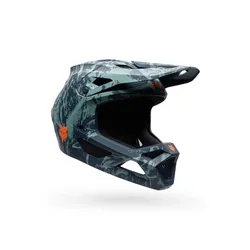 Kask enduro Fox Rampage Img Print - arctic blue