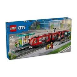 LEGO City 60423 городской трамвай со станцией