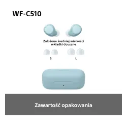 Słuchawki bezprzewodowe Sony WF-C510 Dokanałowe Bluetooth 5.3 Niebieski