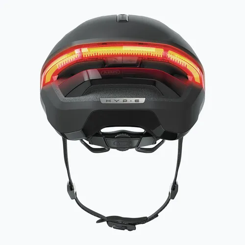 Kask rowerowy z kierunkowskazami ABUS Hyp-E volcano titan