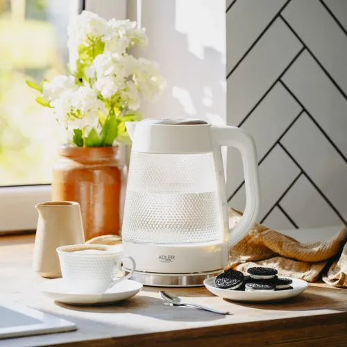 ADLER AD 1306 1,8 l - czajnik elektryczny bezprzewodowy szklany