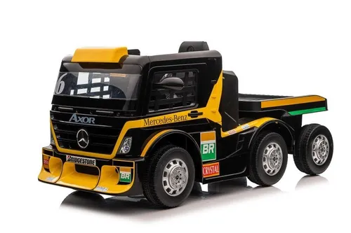 Auto Na Akumulator Ciężarówka Mercedes Z Naczepą Xmx622B LCD Mp4 Eva Skóra LED