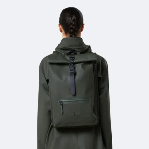 Велосипедный рюкзак Rains Rolltop Rucksack-зеленый