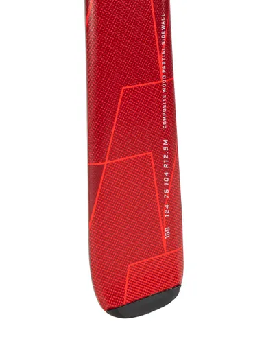 Narty męskie NORDICA SPITFIRE 75R + wiązania MARKER TP2 COMPACT 10 z GRIP WALK - Długość (cm) - 156