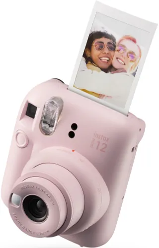 Aparat FUJIFILM Instax Mini 12 Różowy Pokrowiec + Album + Ramki + Sznurek + Klamerki