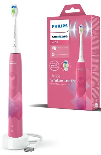 Szczoteczka soniczna PHILIPS Sonicare 4100 HX3689 41 Różowy
