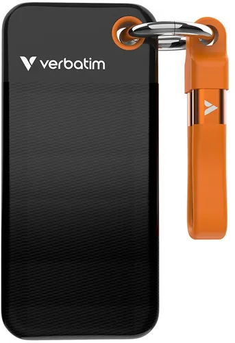 Dysk VERBATIM Pocket 512GB SSD Czarno-pomarańczowy