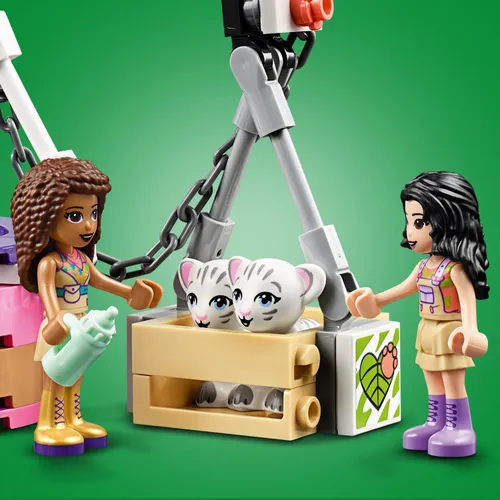 Конструктор Lego Friends на воздушном шаре, чтобы спасти тигра (41423)