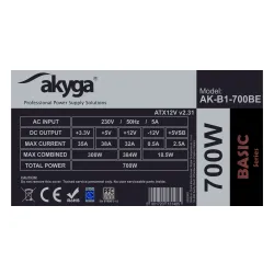 Zasilacz Akyga Black Edition AK-B1-700BE 700W Czarny