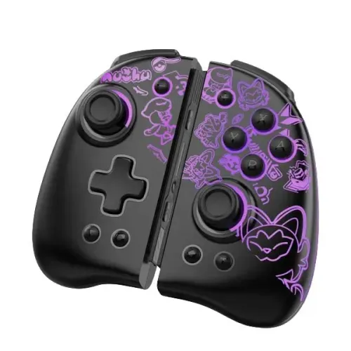 Kontroler FUNLAB Luminous Joy-Pad Scarlet & Violet do Nintendo Switch Bezprzewodowy