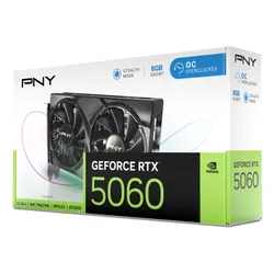 Karta graficzna PNY GeForce RTX 5060 OC Dual Fan 8GB DLSS 4