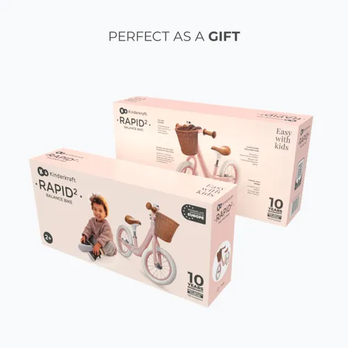 Rowerek biegowy Kinderkraft Rapid 2 pink
