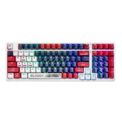 Klawiatura gamingowa A4Tech Bloody S98 Sports BLMS Red Plus przewodowa mechaniczna podświetlana wielokolorowa