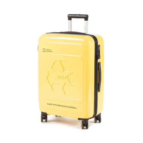 Средний жесткий чемодан National Geographic Medium Trolley N205HA.60.68 Yellow