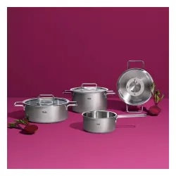 FISSLER Pure Collection 1,9 l - garnek ze stali nierdzewnej z pokrywką