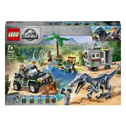 Конструктор Lego Jurassic World столкновение с бариониксом: охота за сокровищами (75935)