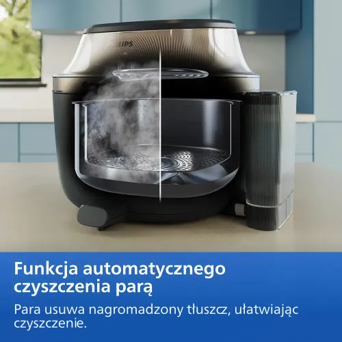 Air fryer Philips Ovi NA547/07 2000W 7,2l Aplikacja mobilna Gotowanie na parze