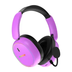 Słuchawki bezprzewodowe z mikrofonem Hator Phoenix 2 Wireless ESH42 ANC Nauszne Fioletowy