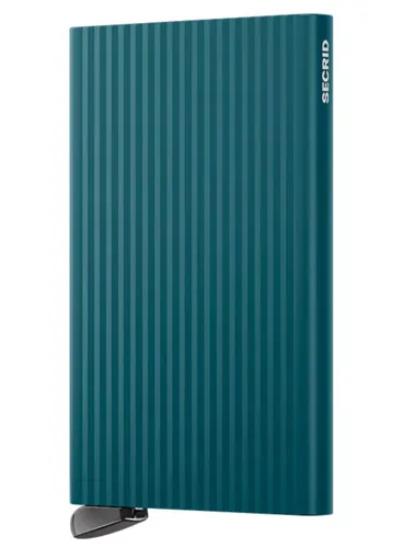 Кошелек Secrid Premium Cardprotector Fluted, RFID, teal