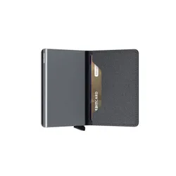 RFID Gizli Slimwallet Twist-grey Küçük Cüzdan