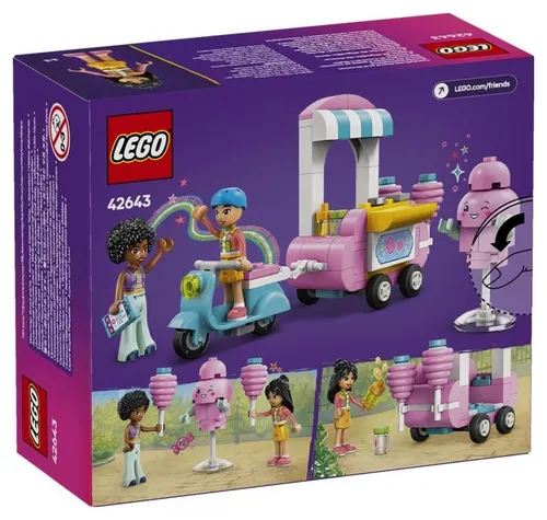 LEGO Friends 42643 Stoisko z watą cukrową i skuter