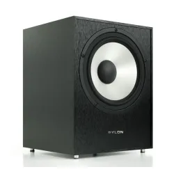 Subwoofer Pylon Audio Pearl Sub Aktywny 150W Czarne szczotkowane aluminium