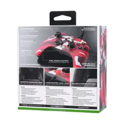 Pad PowerA Enhanced Red Camo do Xbox Series X/S, Xbox One, PC Przewodowy