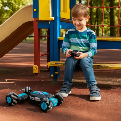 Samochód RC Twister 4x4 sterowany gestami I pilotem 2,4 GHz, terenowy, niebieski lub pomarańczowy