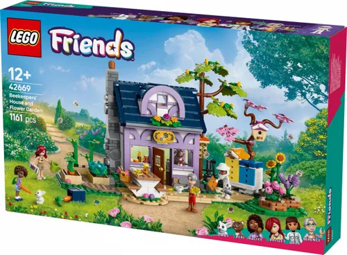 LEGO Klocki Friends 42669 Dom pszczelarzy i kwiatowy ogród