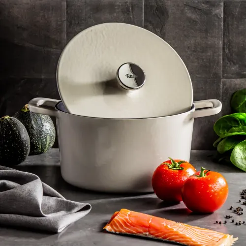 FISSLER Moments 4,5 l - garnek żeliwny z pokrywką