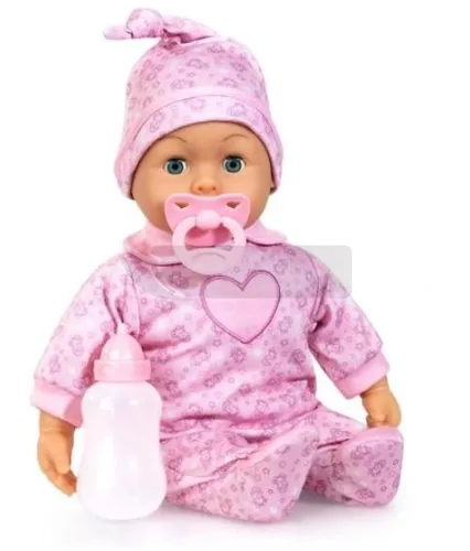 Bobas pierwsze słowa różowy 38cm