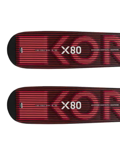 Narty męskie allmountain HEAD KORE X 80 + wiązania HEAD PR 11 z GRIP WALK 2024 - Długość (cm) - 149