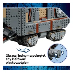 LEGO 75453 Star Wars: Мандалорский песчаный краулер джавов, набор кубиков 14+