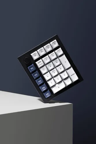 Klawiatura KEYCHRON Q0 Max Wireless Number Pad Switch Gateron Jupiter Banana Czarno-biały