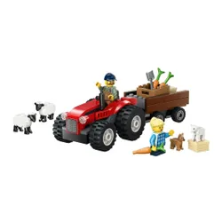 LEGO City 60461 Красный трактор с прицепом и овцами