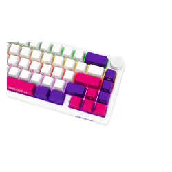 Klawiatura mechaniczna Lorgar KBP70MW Toxic Purple Biały
