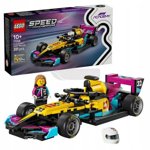 LEGO Speed Champions 77258 Bolid F1 ACADEMY LEGO, zestaw klocków 10+