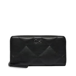 Большой женский кошелек Calvin Klein Re-Lock Quilt для кошелька Lg K60k610774 CK Black BEH