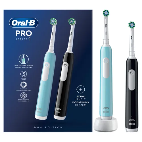 Зубная щетка Oral - B Pro Series 1 Duo Black &amp; a; Blue