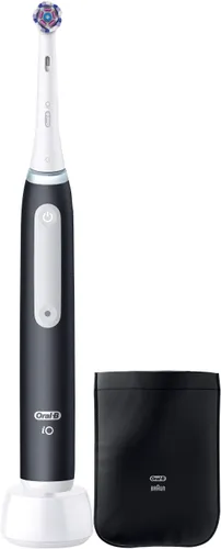 Szczoteczka magnetyczna ORAL-B iO White Clean Czarny (końcówka wybielająca + pokrowiec)