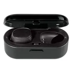 Słuchawki bezprzewodowe Vivanco Aircoustic HighQ Pair Premium Dokanałowe Bluetooth 4.2 Czarny